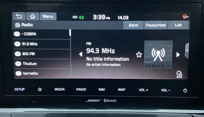 2019 KIA SELTOS 1.4 GTX+ TURBO GDI PETROL AT, Petrol, Automatic, 78,653 km, Infotainment System