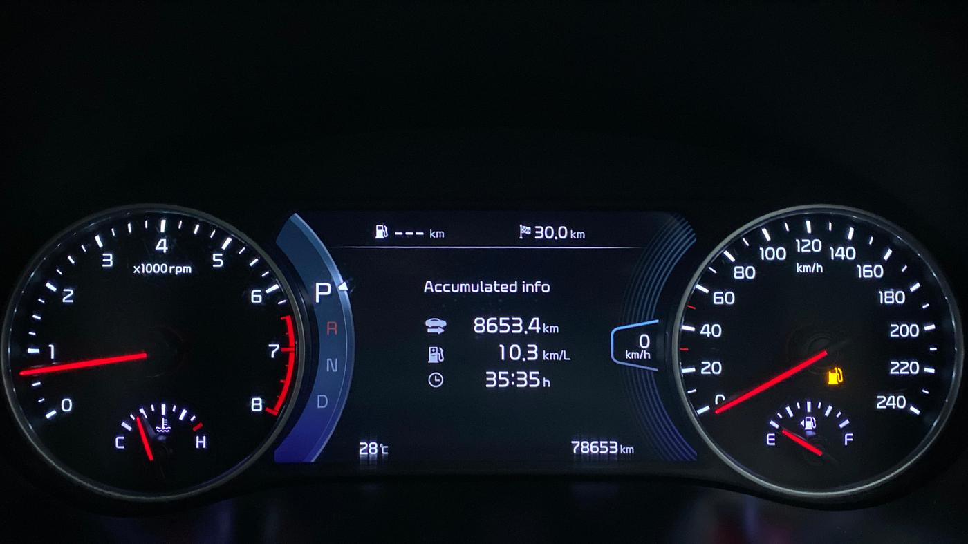 2019 KIA SELTOS 1.4 GTX+ TURBO GDI PETROL AT, Petrol, Automatic, 78,653 km, Odometer Image