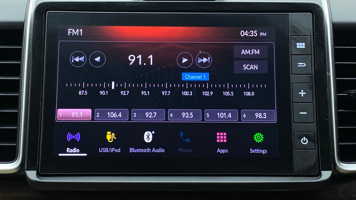 2021 Honda City 1.5L I-VTEC ZX CVT, Petrol, Automatic, 7,106 km, Infotainment System