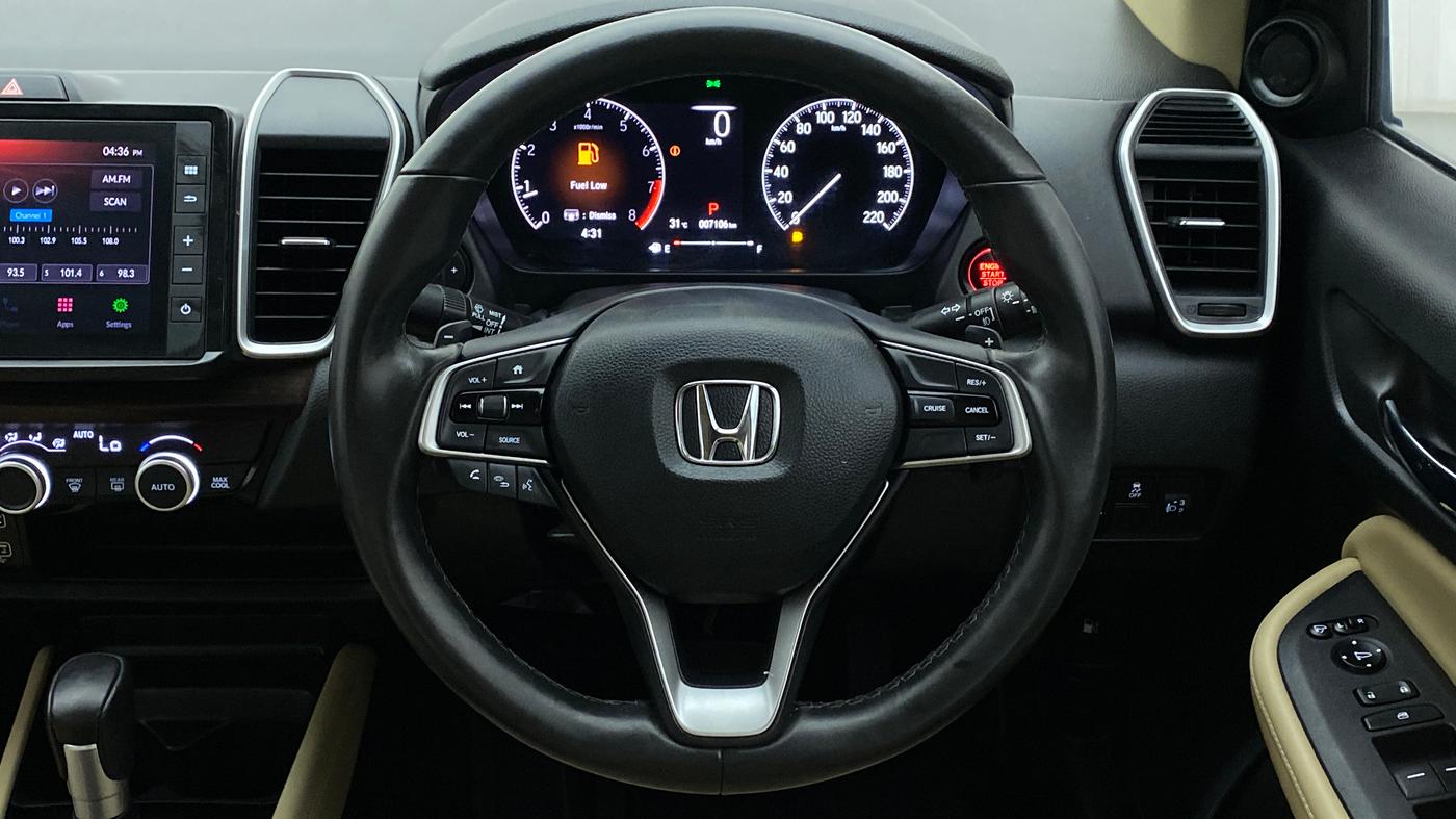 2021 Honda City 1.5L I-VTEC ZX CVT, Petrol, Automatic, 7,106 km, Steering Wheel Close Up