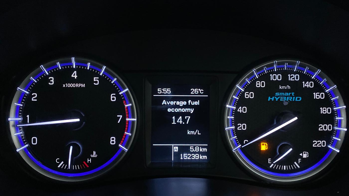 2021 Maruti S Cross SIGMA 1.5, Petrol, Manual, 15,239 km, Odometer Image