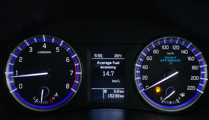 2021 Maruti S Cross SIGMA 1.5, Petrol, Manual, 15,239 km, Odometer Image