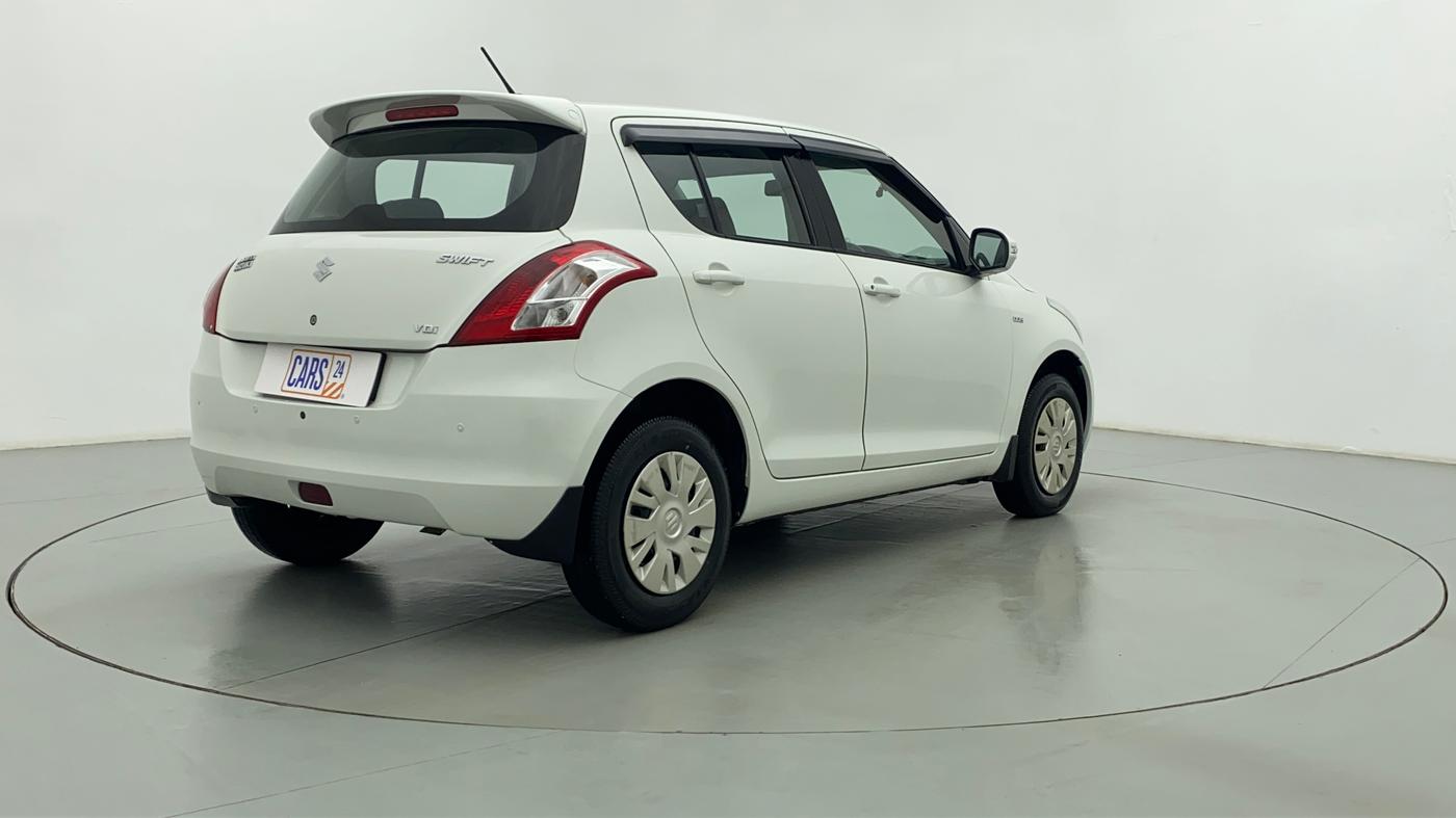 2014 Maruti Swift VDI, Diesel, Manual, 89,206 km, Right Back Diagonal (45- Degree) View