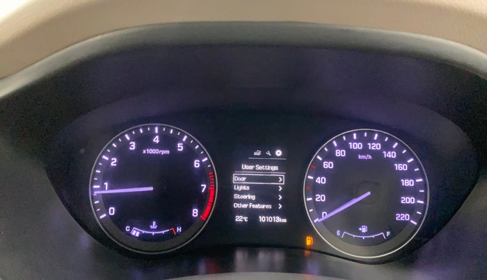 2016 Hyundai Elite i20 ASTA 1.2, Petrol, Manual, 1,01,012 km, Odometer Image