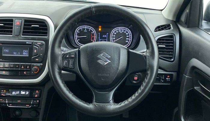 2020 Maruti Vitara Brezza VXI, Petrol, Manual, 12,988 km, Steering Wheel Close Up
