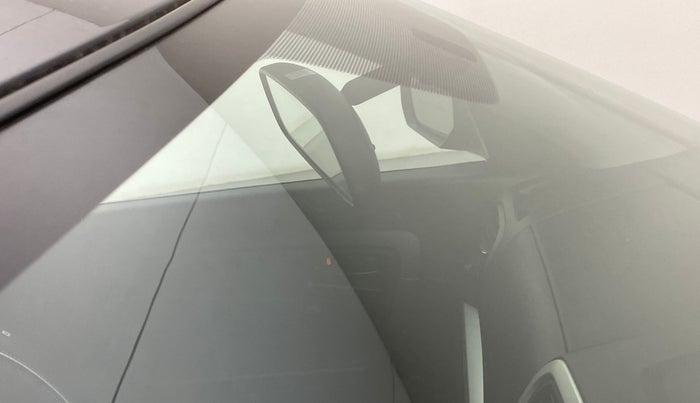 2020 Maruti Vitara Brezza VXI, Petrol, Manual, 12,988 km, Front windshield - Minor spot on windshield