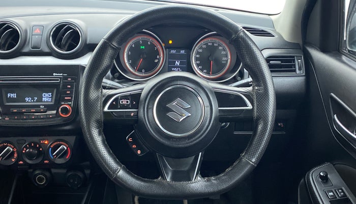 2018 Maruti Swift VXI AMT, Petrol, Automatic, 44,527 km, Steering Wheel Close Up
