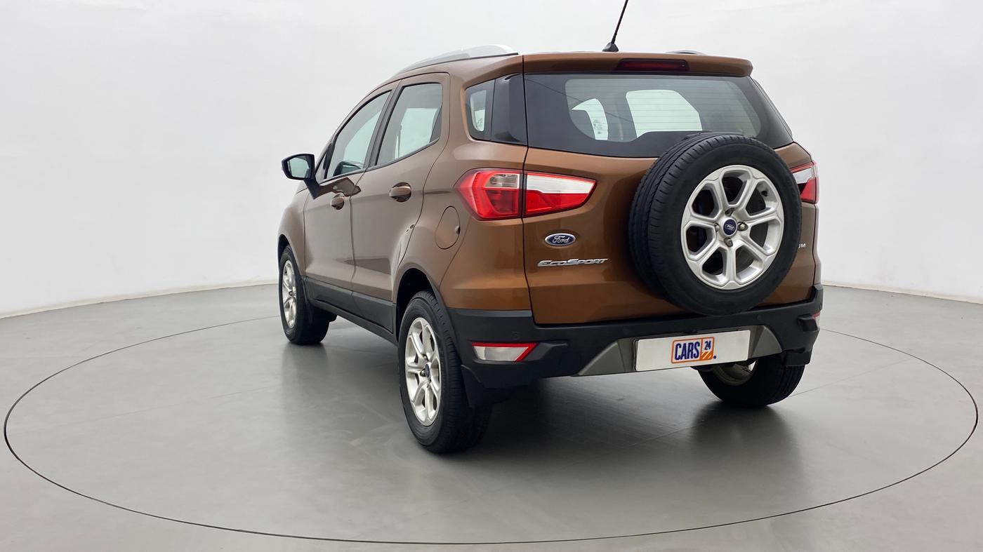 2018 Ford Ecosport TITANIUM + 1.5L PETROL AT, Petrol, Automatic, 36,725 km, Left Back Diagonal