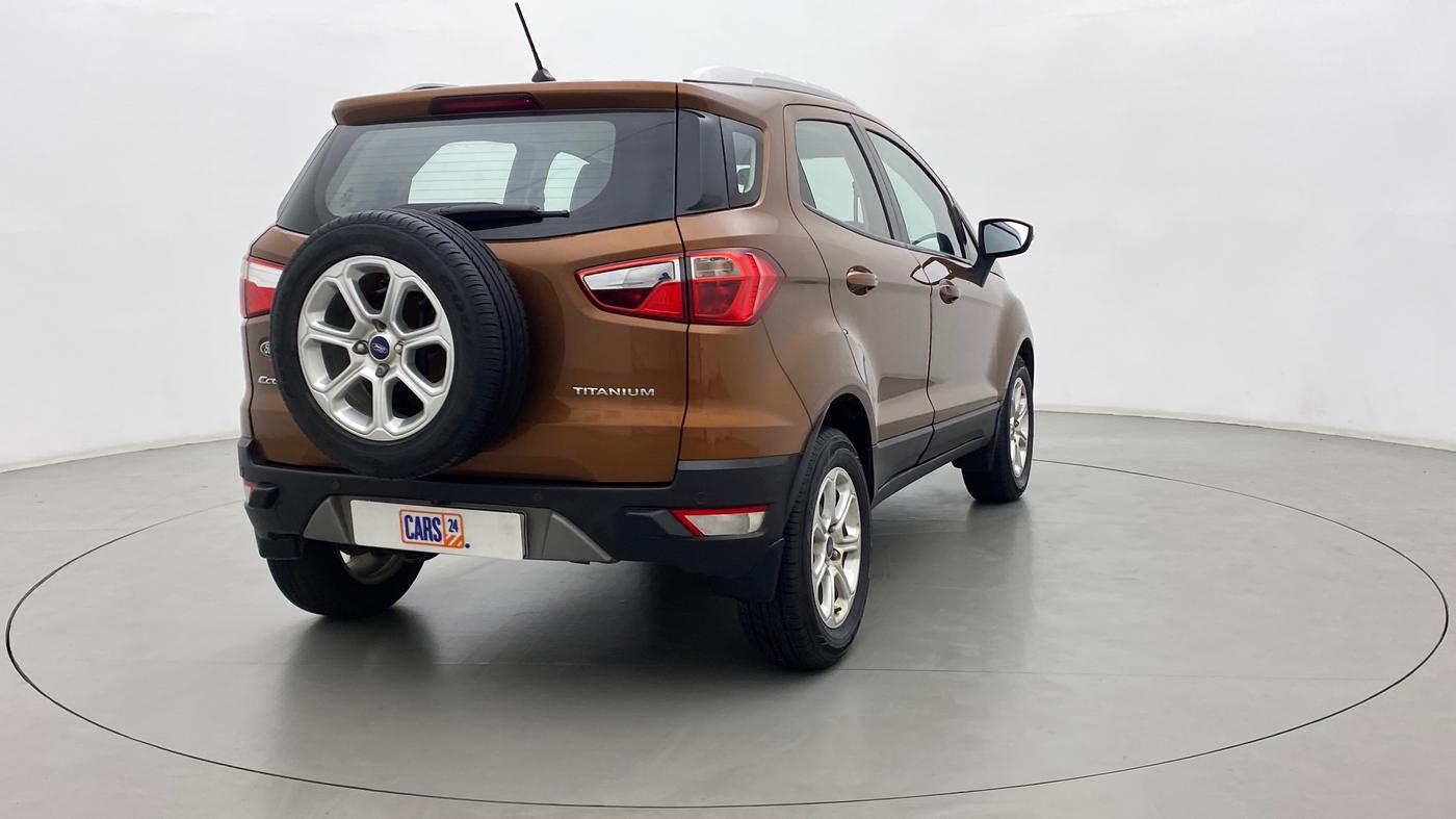 2018 Ford Ecosport TITANIUM + 1.5L PETROL AT, Petrol, Automatic, 36,725 km, Right Back Diagonal
