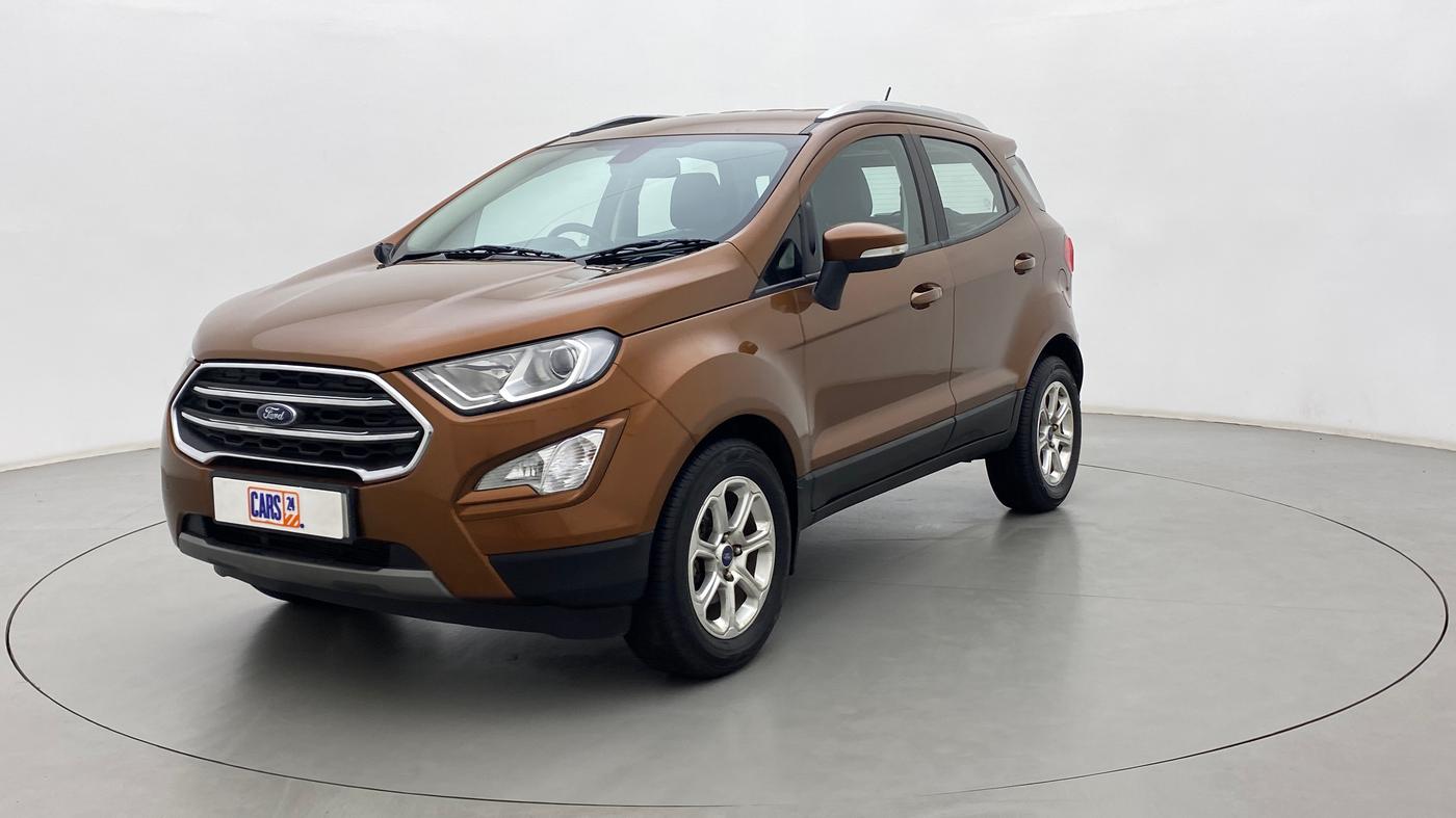 2018 Ford Ecosport TITANIUM + 1.5L PETROL AT, Petrol, Automatic, 36,725 km, Left Front Diagonal