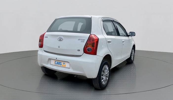 2011 Toyota Etios Liva G, Petrol, Manual, 54,739 km, Right Back Diagonal