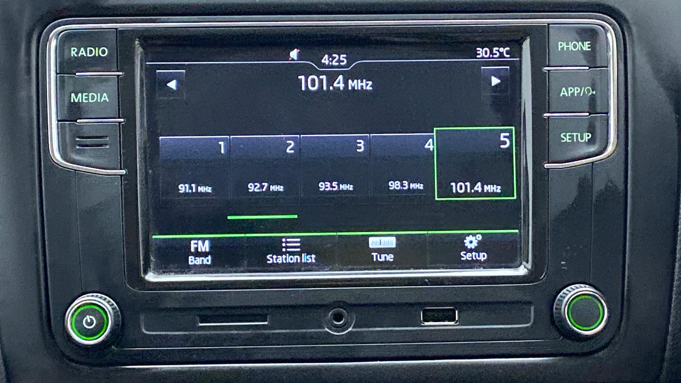 2021 Skoda Rapid ACTIVE 1.0 TSI, Petrol, Manual, 14,043 km, Infotainment System