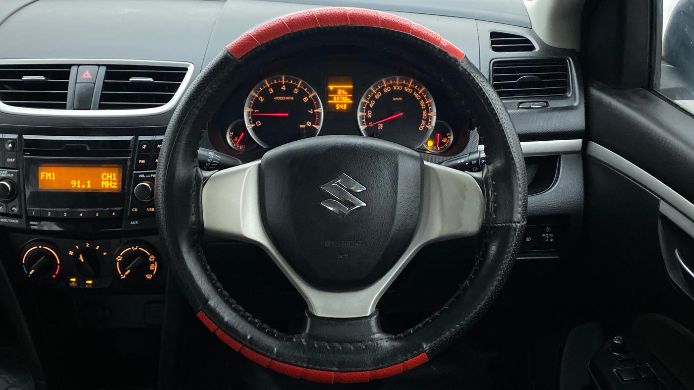 2017 Maruti Swift VXI, Petrol, Manual, 53,730 km, Steering Wheel Close Up