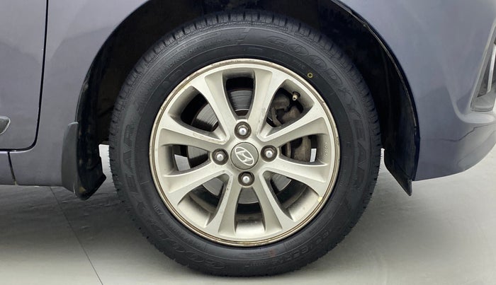 2015 Hyundai Grand i10 ASTA (O) 1.2 KAPPA VTVT, Petrol, Manual, 96,705 km, Right Front Wheel