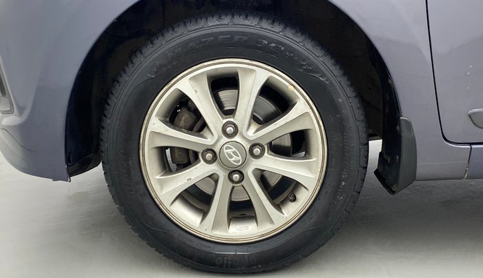 2015 Hyundai Grand i10 ASTA (O) 1.2 KAPPA VTVT, Petrol, Manual, 96,705 km, Left Front Wheel