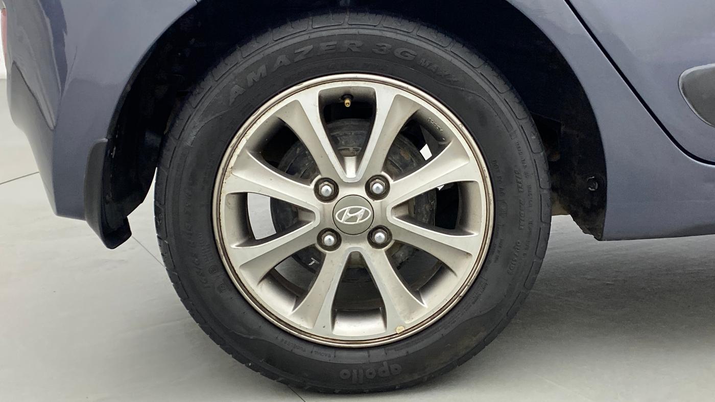 2015 Hyundai Grand i10 ASTA (O) 1.2 KAPPA VTVT, Petrol, Manual, 96,705 km, Right Rear Wheel