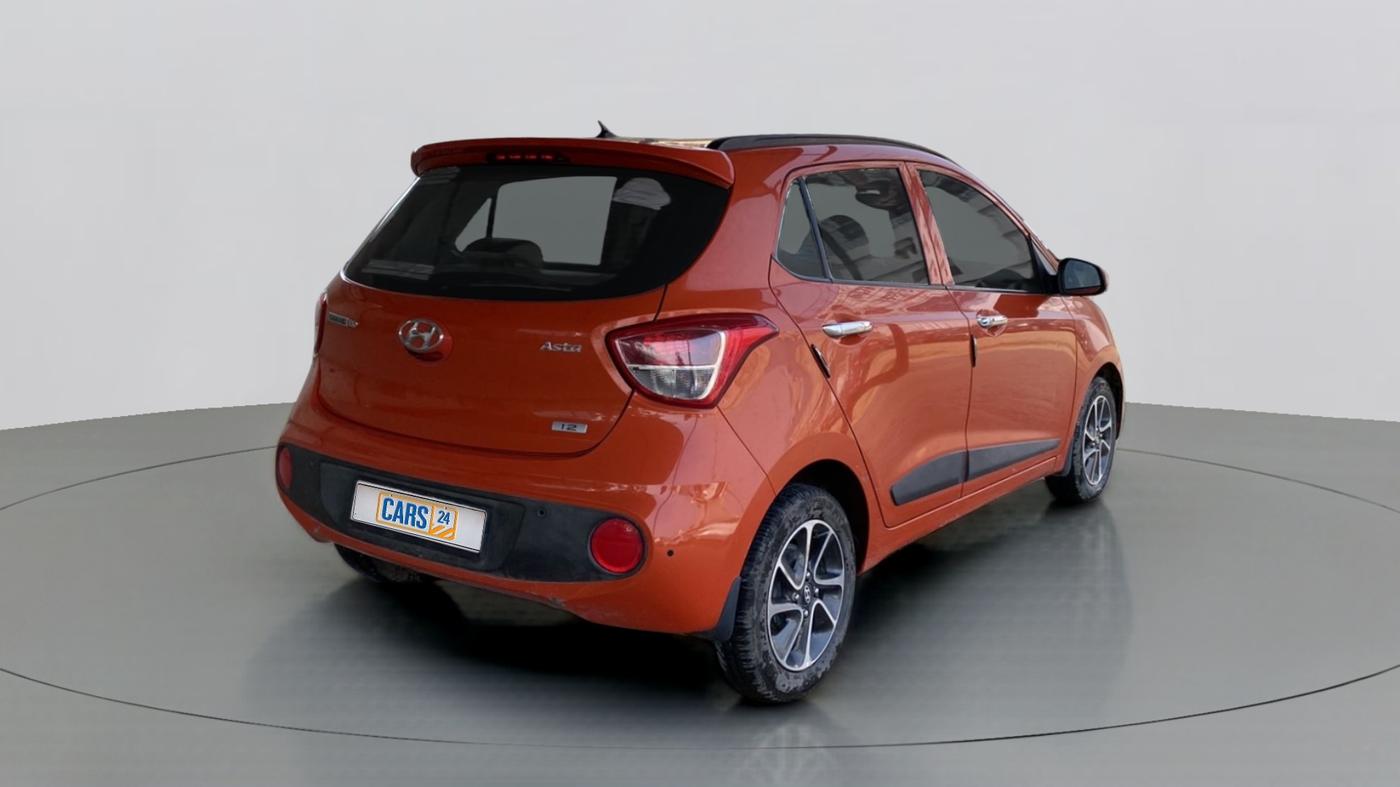 2017 Hyundai Grand i10 ASTA 1.2 KAPPA VTVT, Petrol, Manual, 25,896 km, Right Back Diagonal