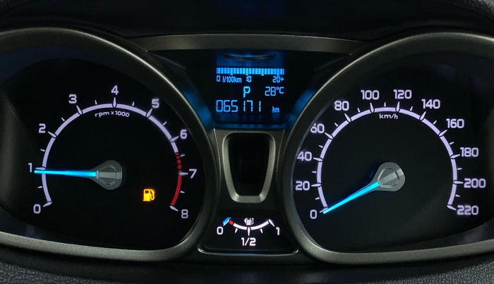 2014 Ford Ecosport TITANIUM 1.5L PETROL AT, Petrol, Automatic, 65,081 km, Odometer Image