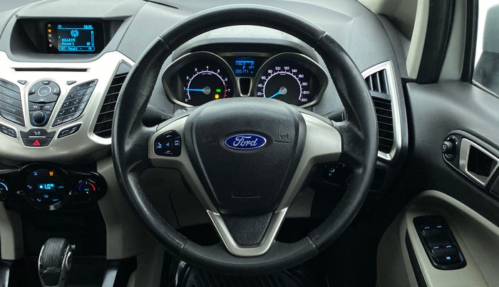 2014 Ford Ecosport TITANIUM 1.5L PETROL AT, Petrol, Automatic, 65,081 km, Steering Wheel Close Up