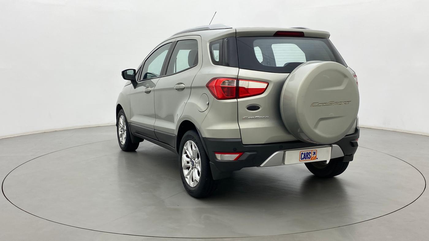 2014 Ford Ecosport TITANIUM 1.5L PETROL AT, Petrol, Automatic, 65,081 km, Left Back Diagonal