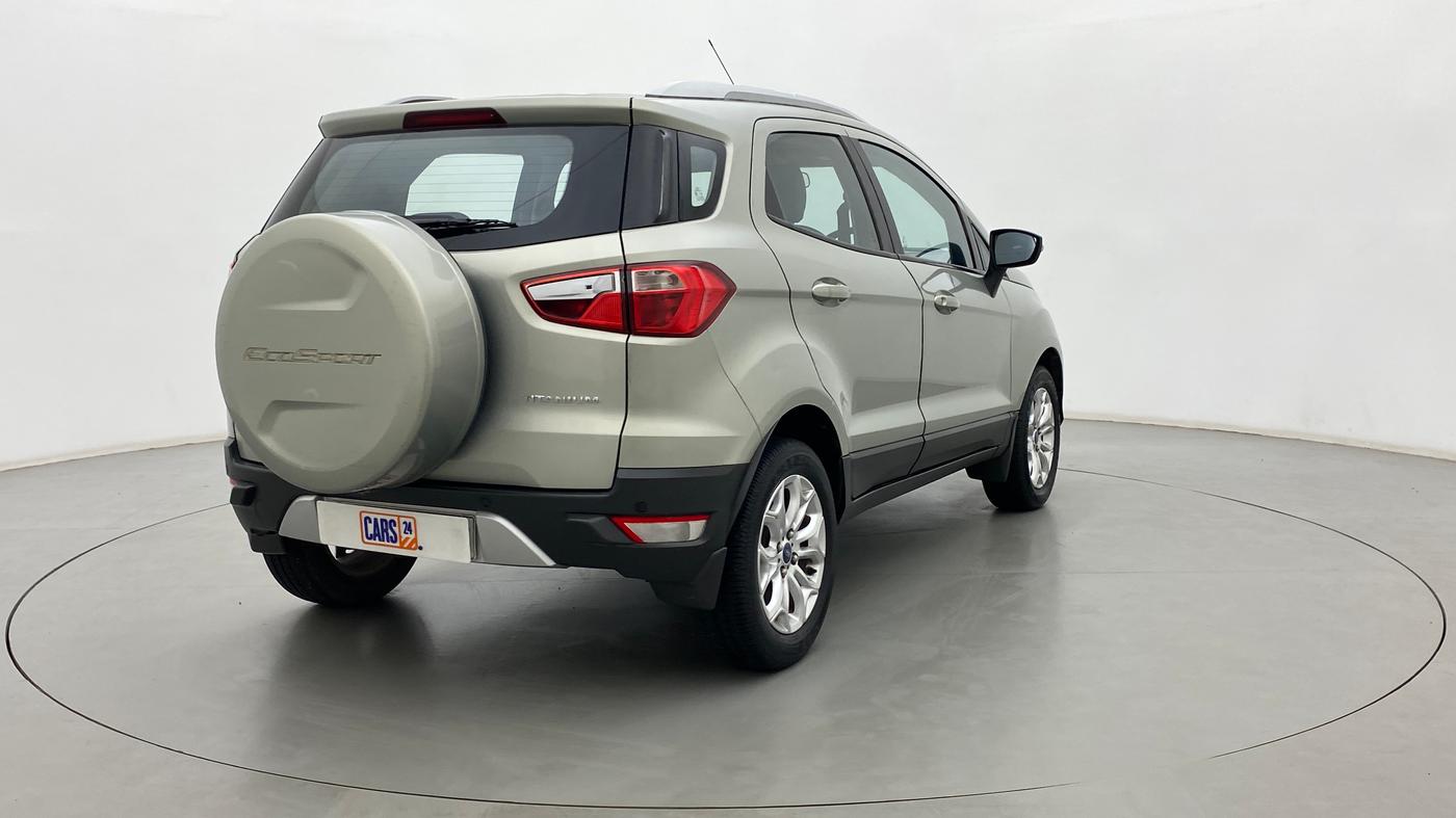 2014 Ford Ecosport TITANIUM 1.5L PETROL AT, Petrol, Automatic, 65,081 km, Right Back Diagonal