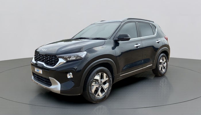 2021 KIA SONET HTX 1.0 IMT, Petrol, Manual, 8,379 km, Left Front Diagonal