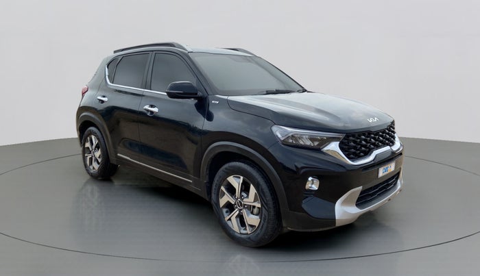 2021 KIA SONET HTX 1.0 IMT, Petrol, Manual, 8,379 km, Right Front Diagonal