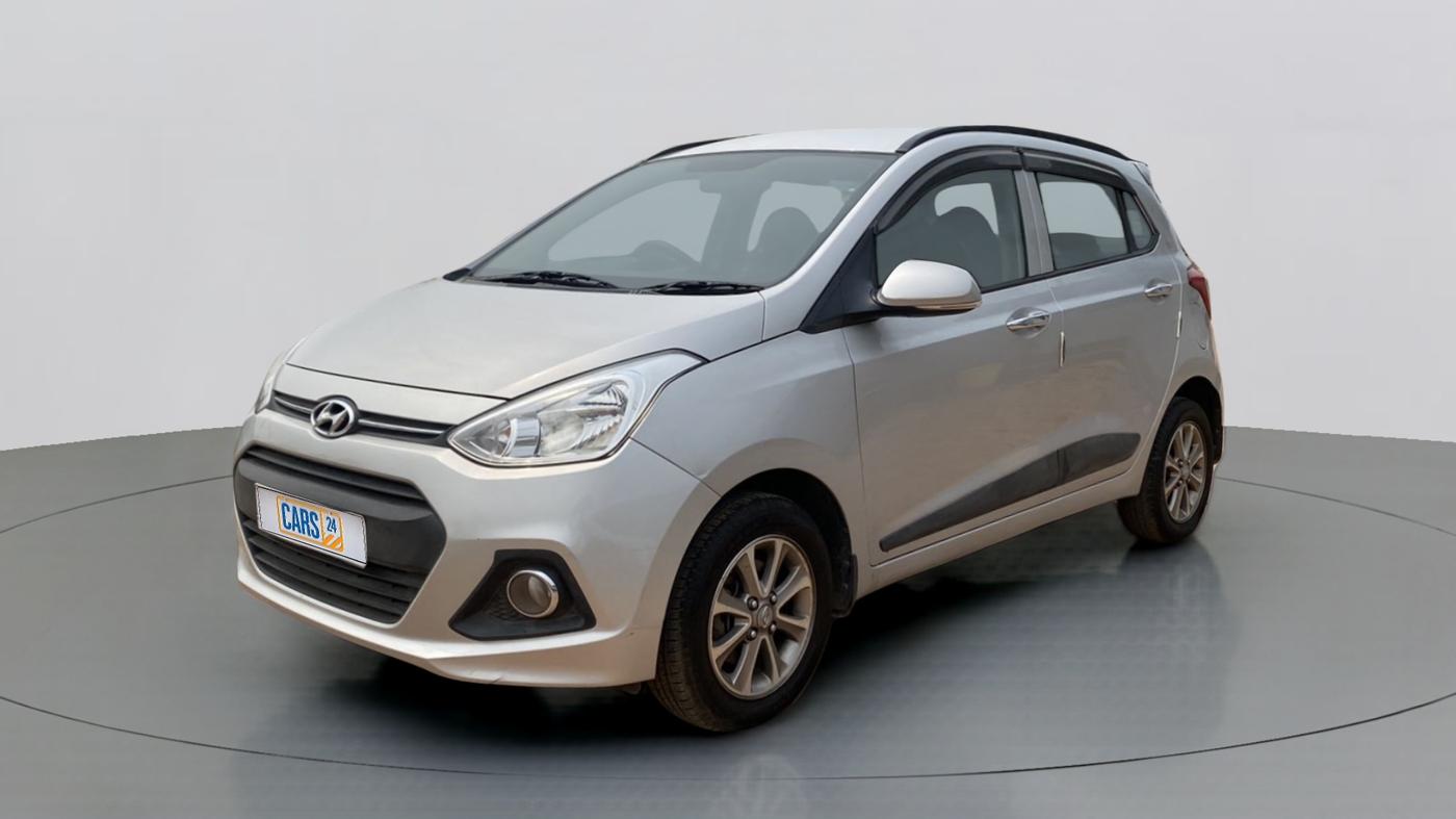 2016 Hyundai Grand i10 ASTA (O) 1.2 KAPPA VTVT, Petrol, Manual, 34,197 km, Left Front Diagonal