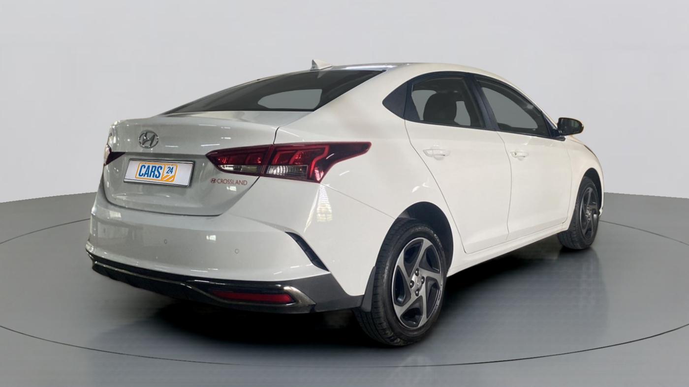 2022 Hyundai Verna S PLUS 1.5 VTVT, Petrol, Manual, 371 km, Right Back Diagonal