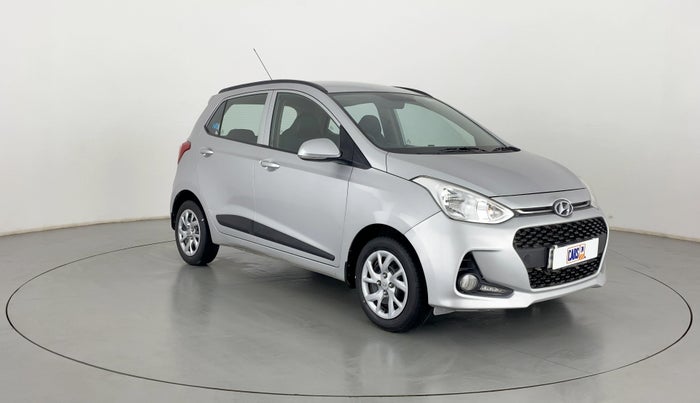 2017 Hyundai Grand i10 SPORTZ (O) 1.2 KAPPA VTVT, Petrol, Manual, 37,646 km, Right Front Diagonal