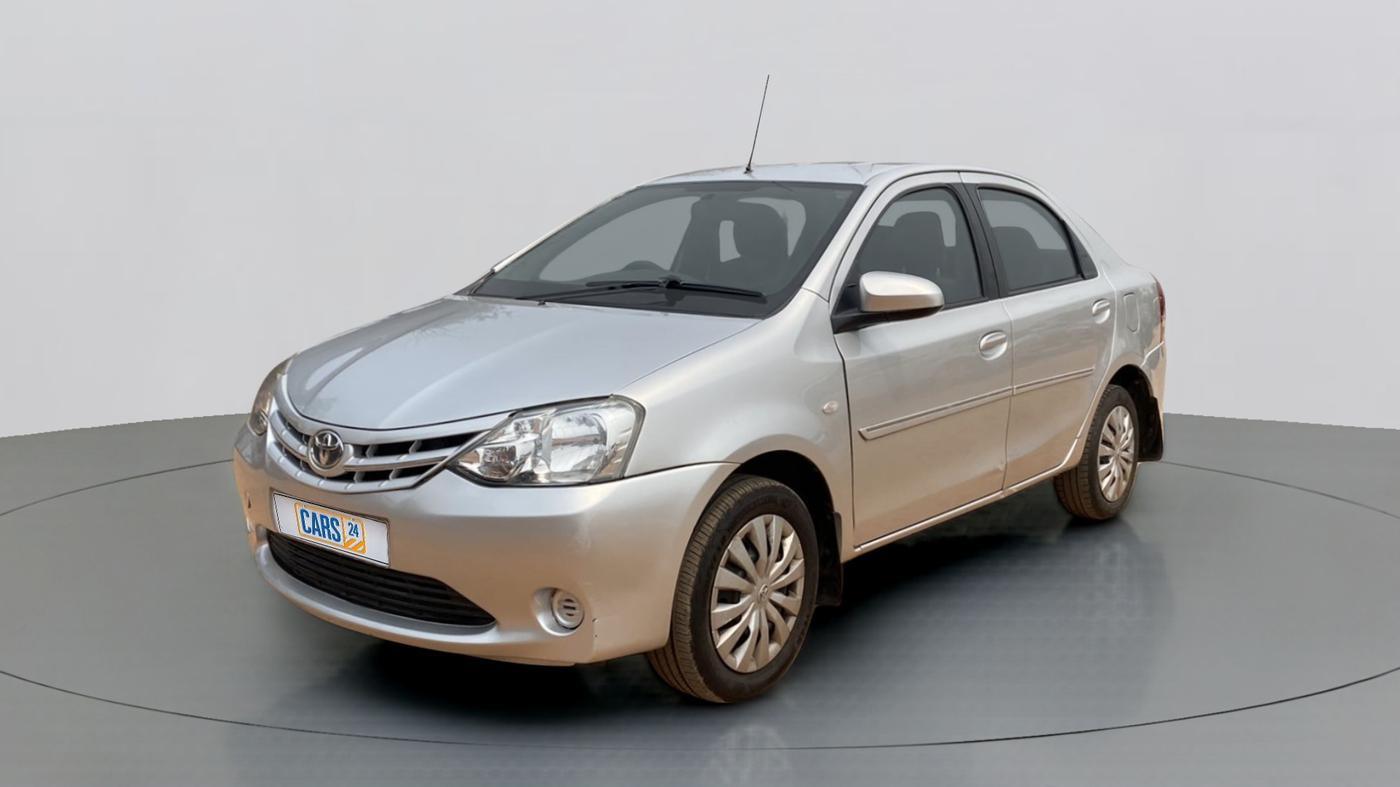 2014 Toyota Etios G, Petrol, Manual, 72,305 km, Left Front Diagonal