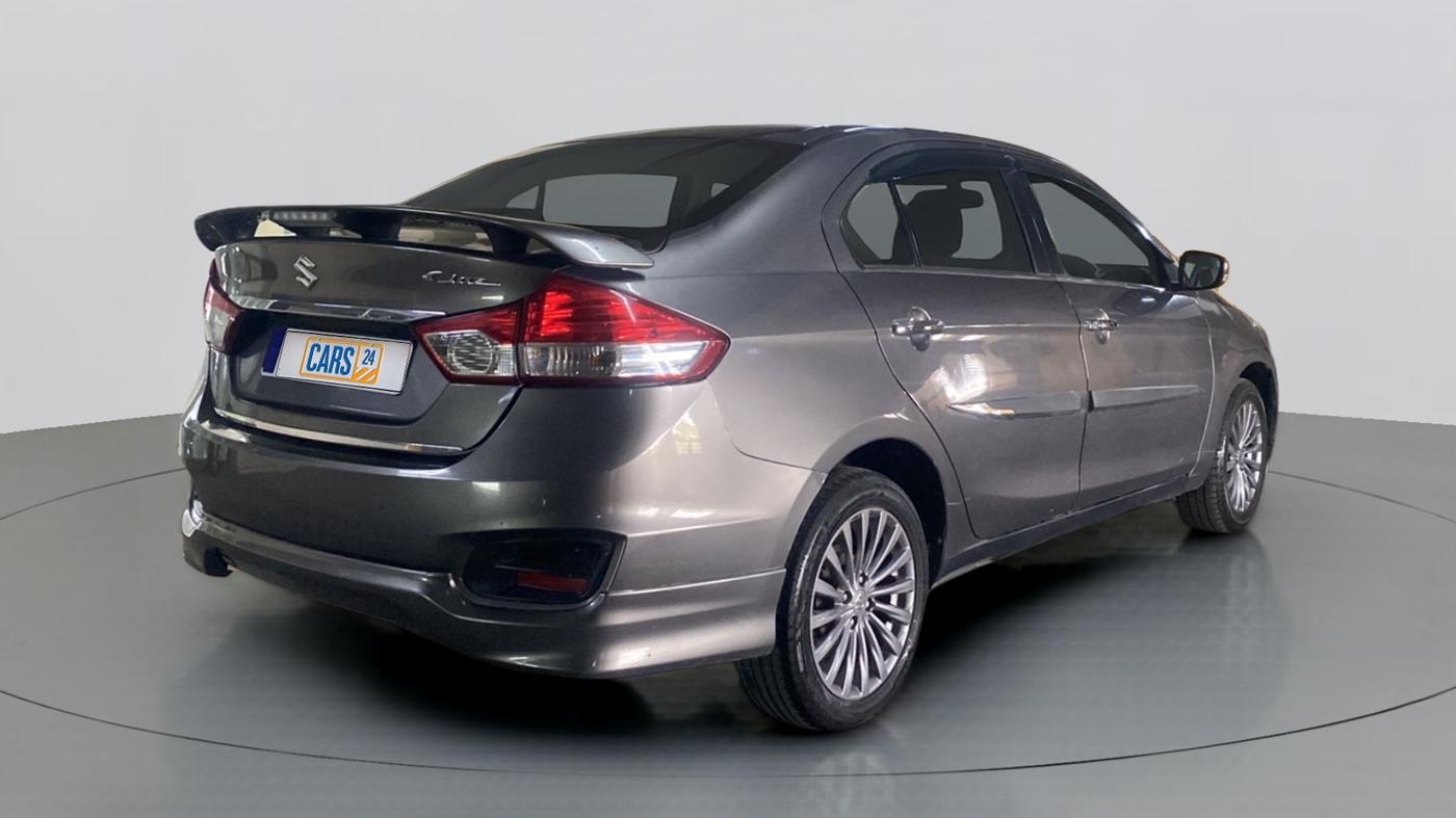 2017 Maruti Ciaz S 1.4 MT PETROL, Petrol, Manual, 74,557 km, Right Back Diagonal