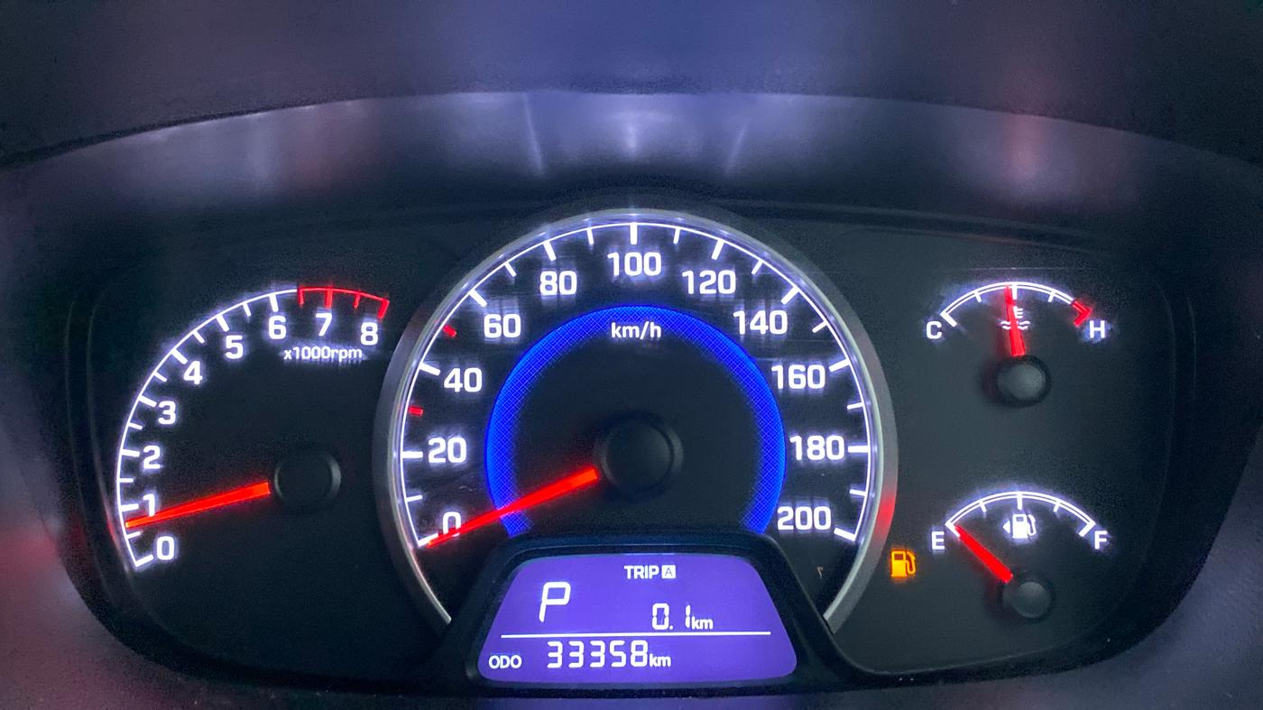 2016 Hyundai Grand i10 ASTA (O) AT 1.2 KAPPA VTVT, Petrol, Automatic, 33,358 km, Odometer Image
