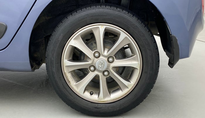 2016 Hyundai Grand i10 ASTA (O) AT 1.2 KAPPA VTVT, Petrol, Automatic, 33,358 km, Left Rear Wheel