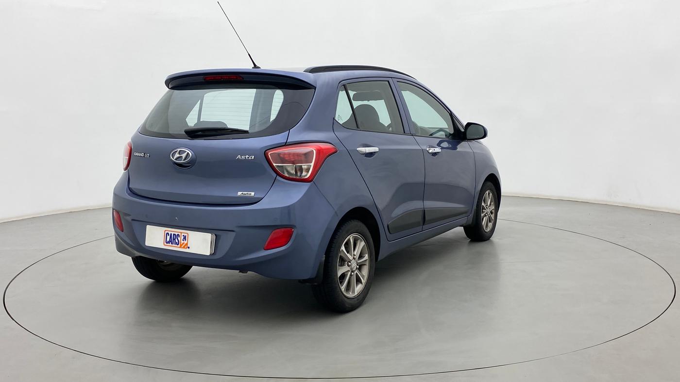 2016 Hyundai Grand i10 ASTA (O) AT 1.2 KAPPA VTVT, Petrol, Automatic, 33,358 km, Right Back Diagonal