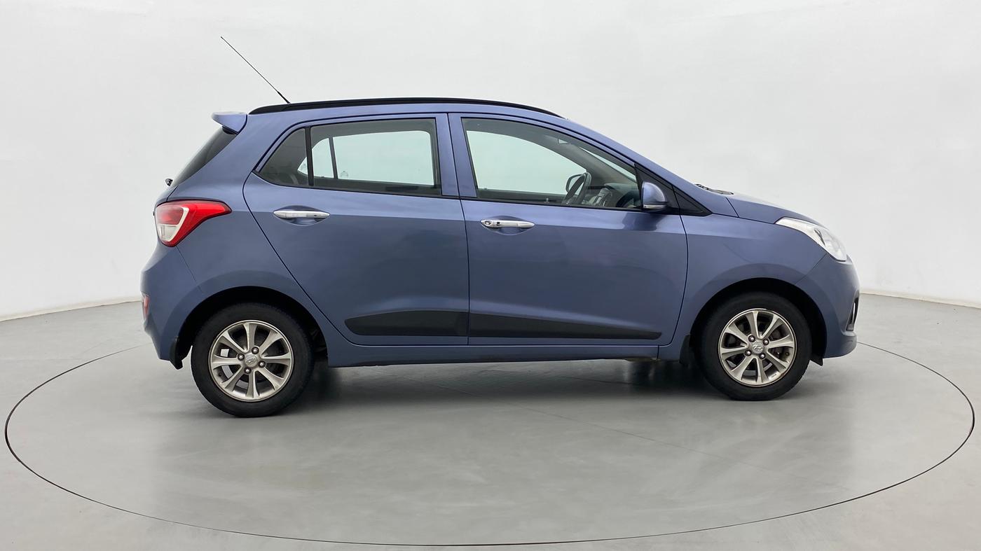 2016 Hyundai Grand i10 ASTA (O) AT 1.2 KAPPA VTVT, Petrol, Automatic, 33,358 km, Right Side View