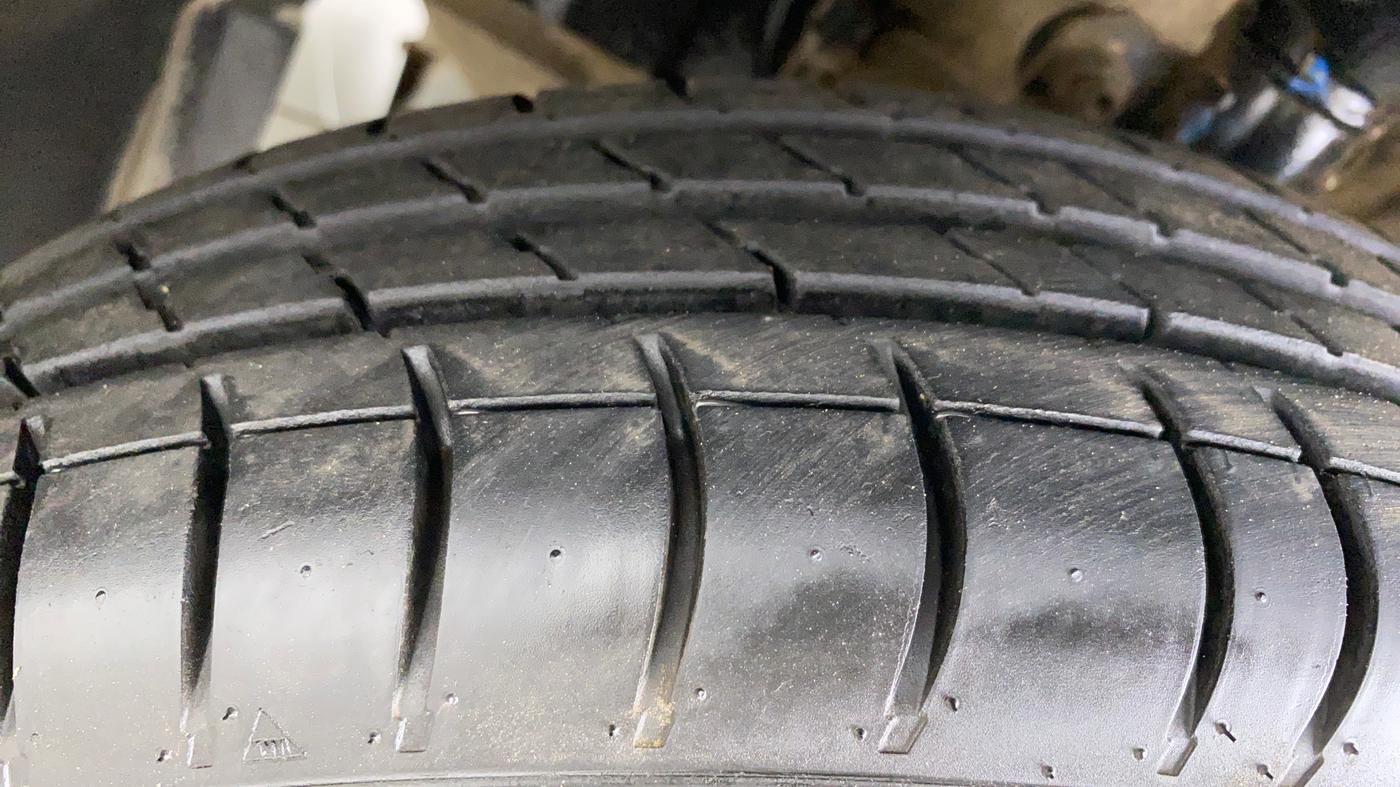 2020 Maruti New Wagon-R LXI CNG 1.0, CNG, Manual, 75,415 km, Left Front Tyre Tread