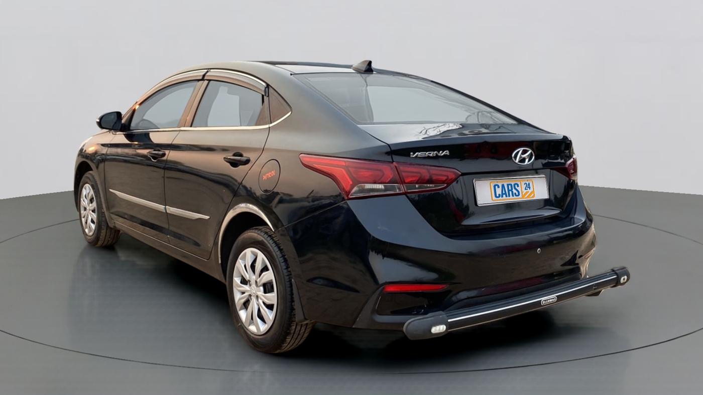 2019 Hyundai Verna 1.4 E PETROL, Petrol, Manual, 47,462 km, Left Back Diagonal