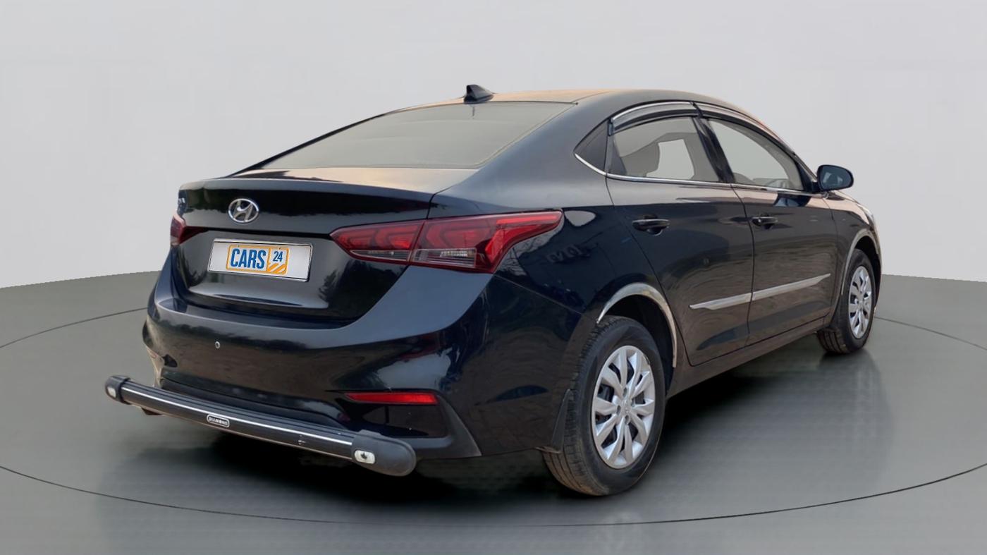 2019 Hyundai Verna 1.4 E PETROL, Petrol, Manual, 47,462 km, Right Back Diagonal