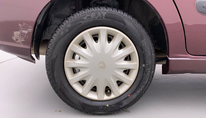 2010 Tata Indigo ECS GLS, Petrol, Manual, 18,383 km, Right Rear Wheel