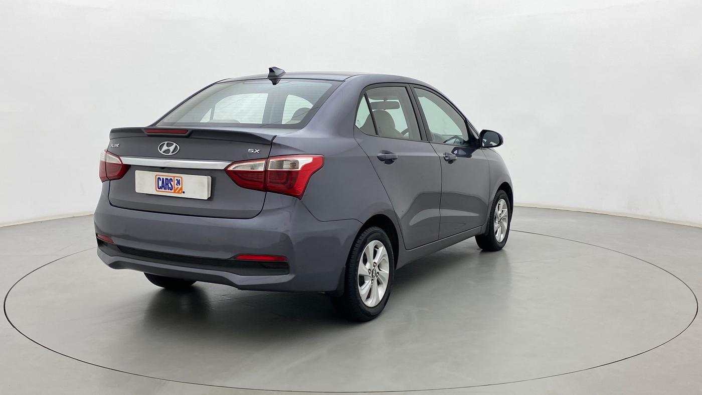 2018 Hyundai Xcent SX 1.2, Petrol, Manual, 74,545 km, Right Back Diagonal