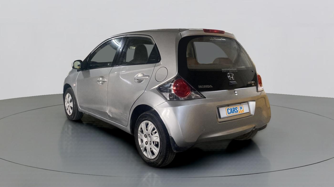 2013 Honda Brio EX MT, Petrol, Manual, 81,669 km, Left Back Diagonal