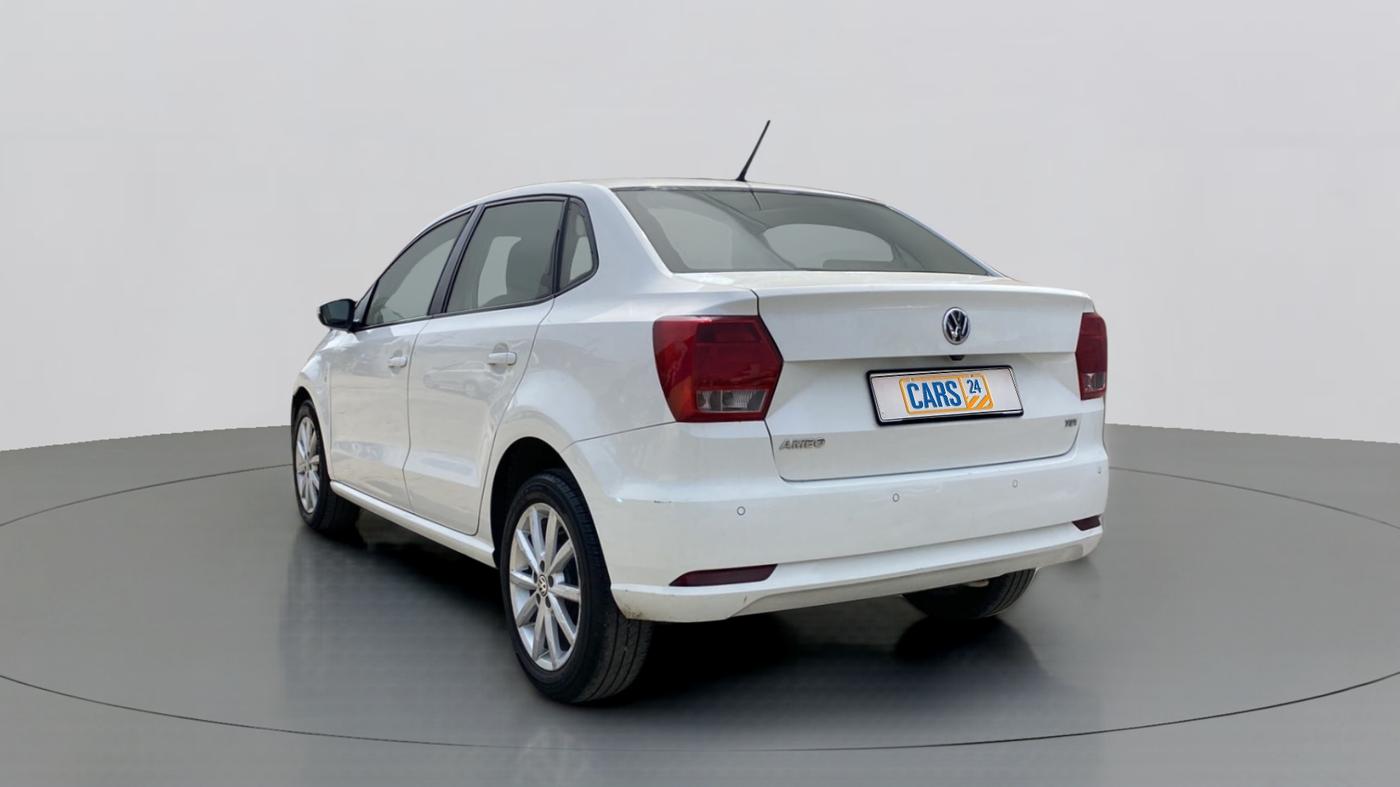 2017 Volkswagen Ameo HIGHLINE PLUS 1.5L AT 16 ALLOY, Diesel, Automatic, 94,325 km, Left Back Diagonal