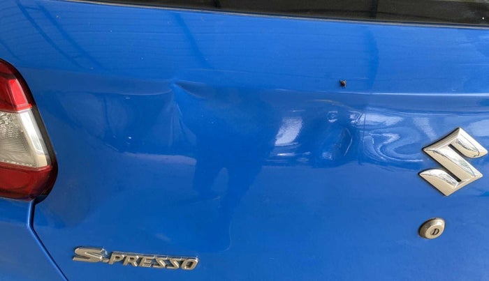 2019 Maruti S PRESSO VXI+, Petrol, Manual, 28,447 km, Dicky (Boot door) - Slightly dented