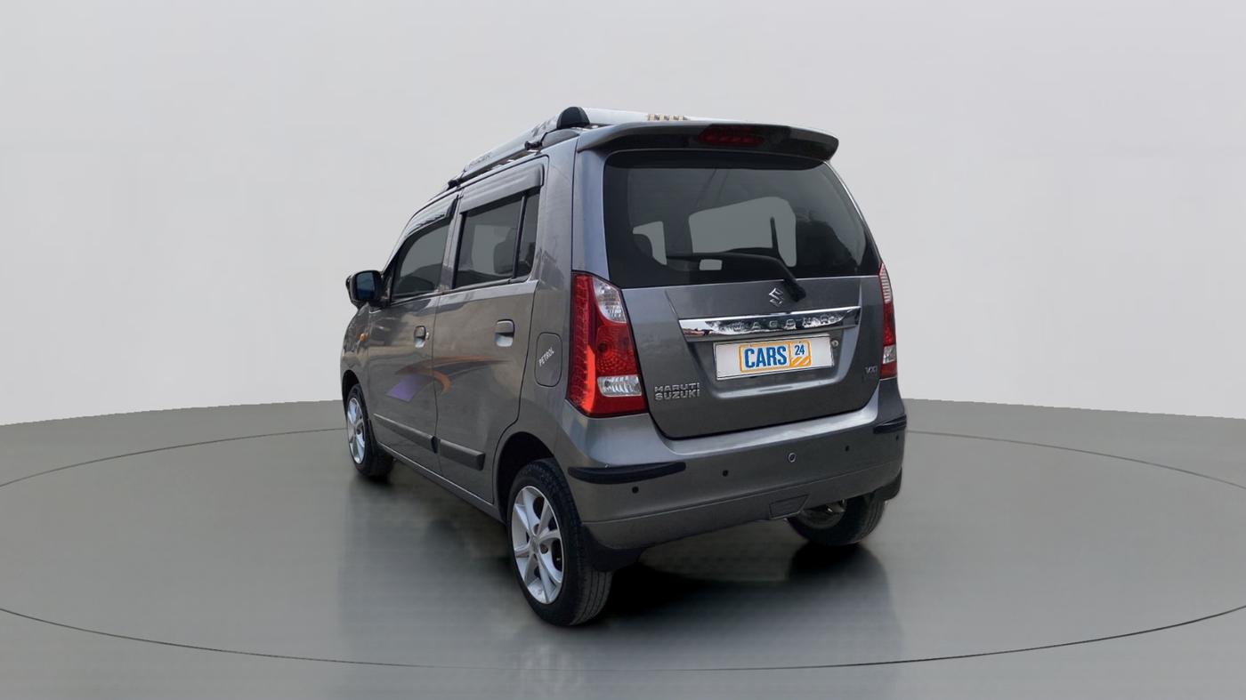2018 Maruti Wagon R 1.0 VXI AMT, Petrol, Automatic, 39,875 km, Left Back Diagonal