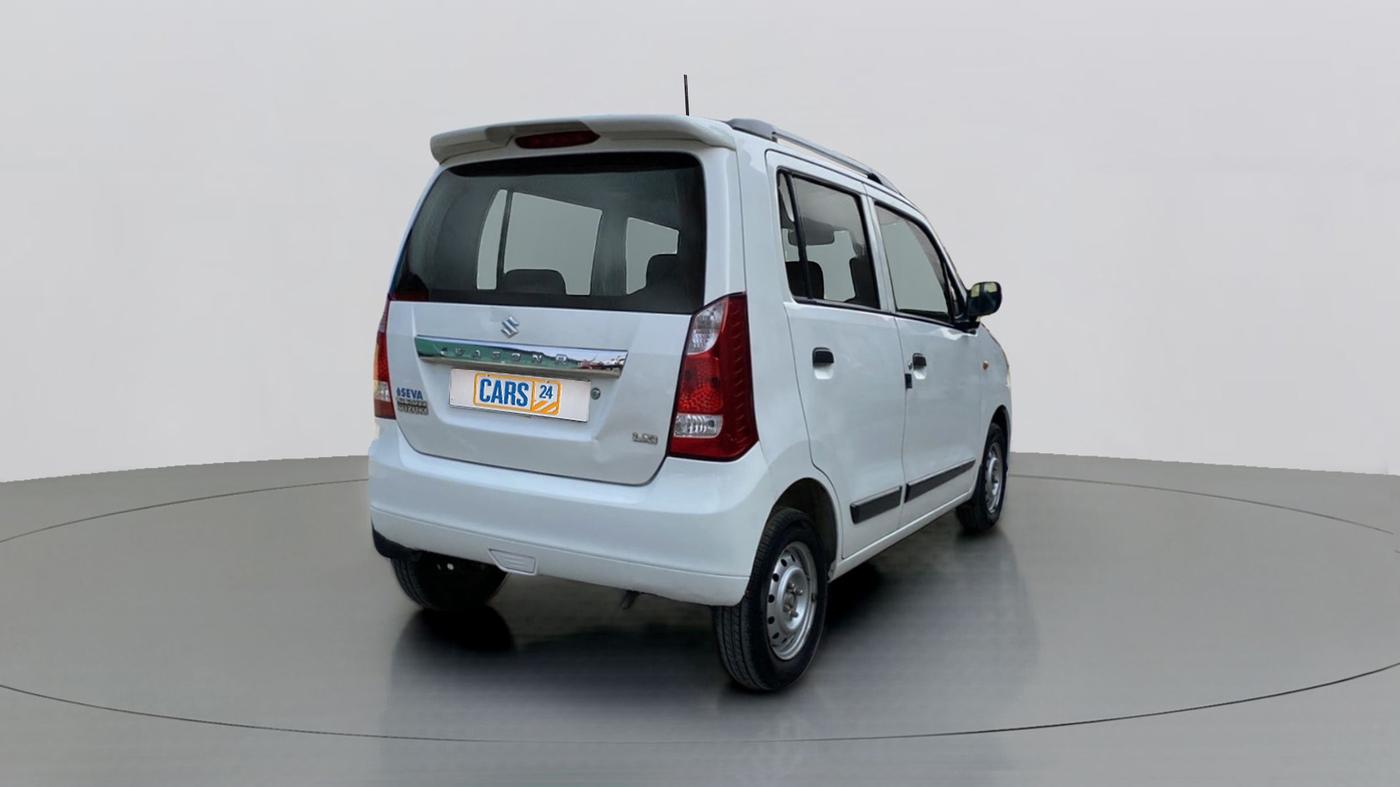 2014 Maruti Wagon R 1.0 LXI, Petrol, Manual, 41,387 km, Right Back Diagonal