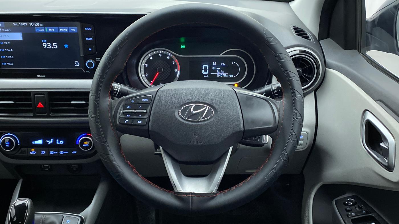 2020 Hyundai GRAND I10 NIOS SPORTZ AMT 1.2 KAPPA VTVT, Petrol, Automatic, 54,078 km, Steering Wheel Close Up