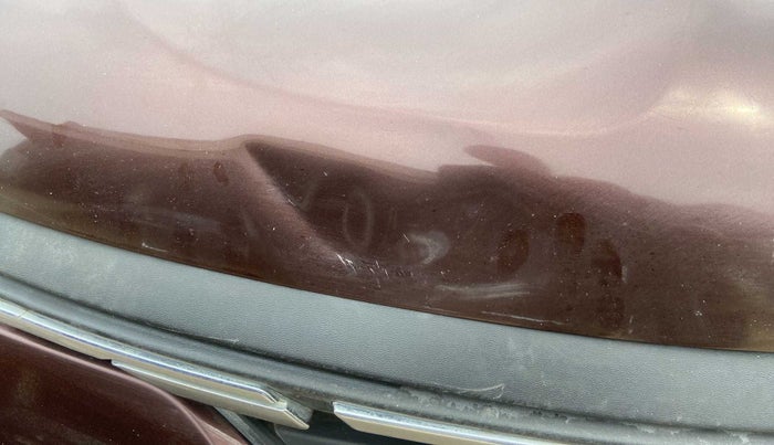 2021 Renault Kiger RXZ AMT, Petrol, Automatic, 11,244 km, Bonnet (hood) - Slightly dented