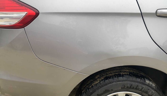 2021 Maruti Ciaz DELTA 1.5 SHVS MT PETROL, Petrol, Manual, 21,303 km, Right quarter panel - Slightly dented
