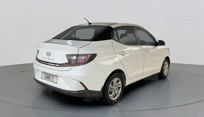 2021 Hyundai AURA S 1.2 CNG, CNG, Manual, 76,518 km, Right Back Diagonal